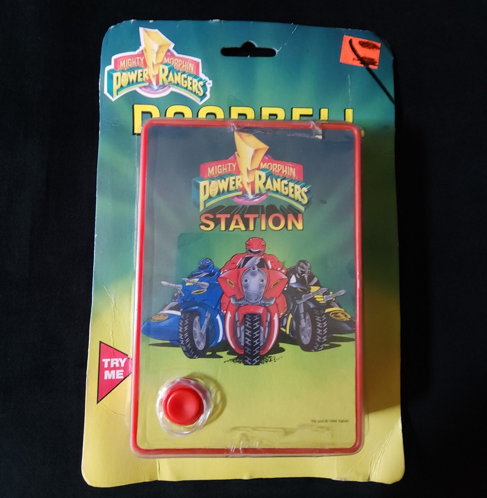 Vintage Rare 1994 Mighty Morphin Power Rangers Doorbell Station by Saban New